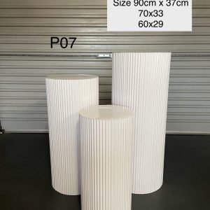 Ripple Plinth Set Of 3